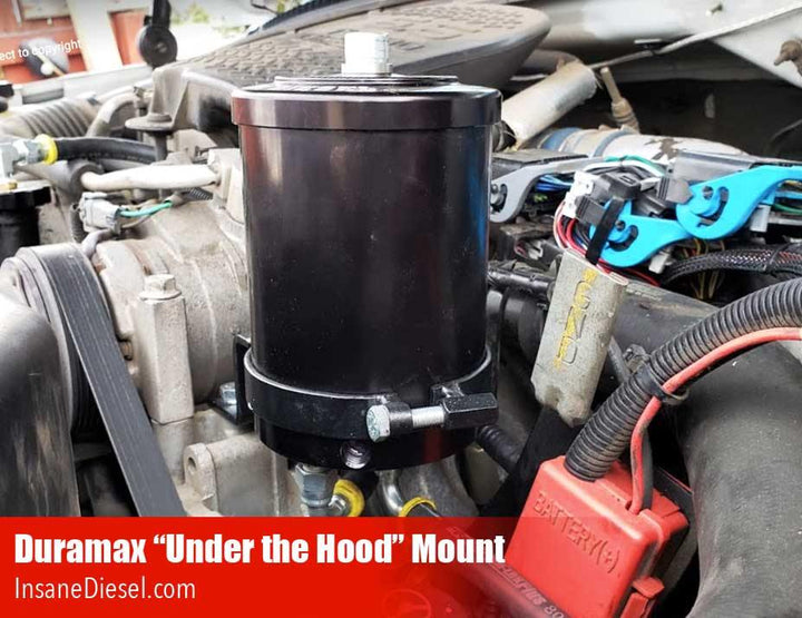 Duramax 6.6L Bypass Oil Filter Kit "Under the Hood" - Insane Diesel
