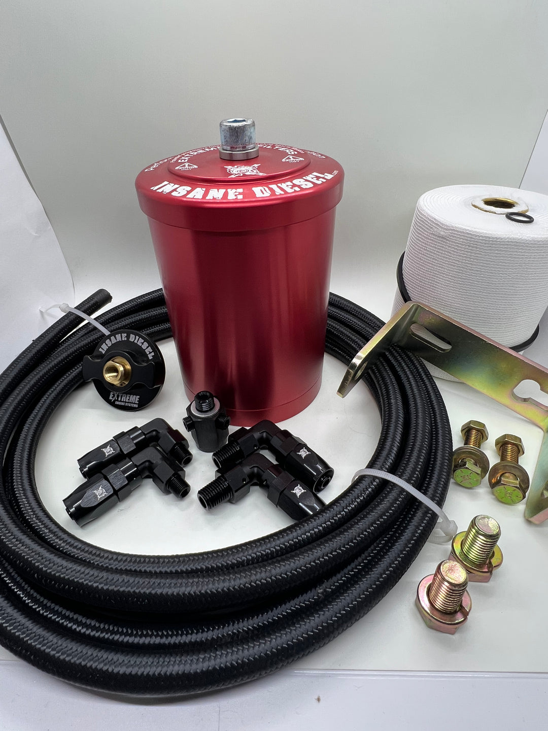 Ford 6.7L Power Stroke Bypass Oil Filter (2011-2019) Frame Mount Kit
