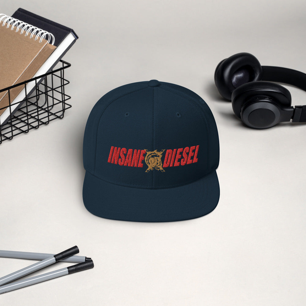 Insane Diesel Hat - Gold Skull