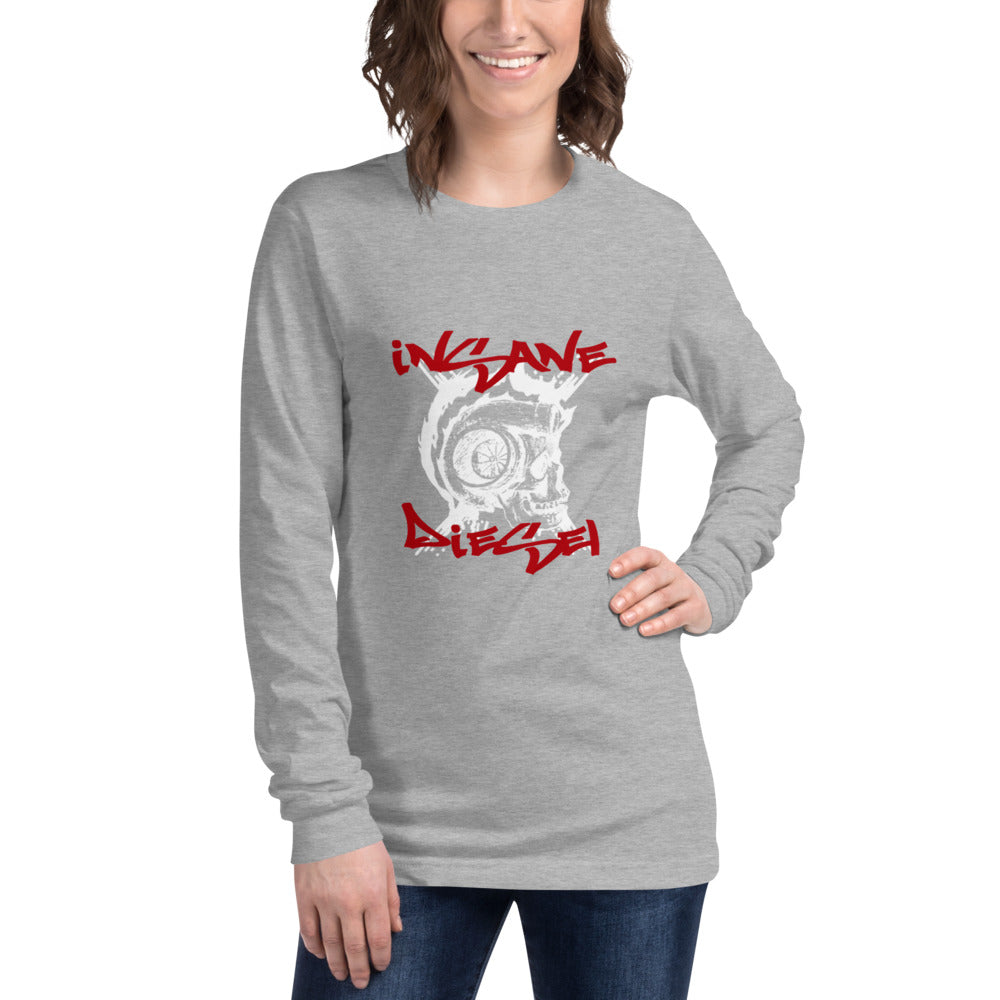 Insane Diesel Long Sleeve Shirt - Graffiti Skull