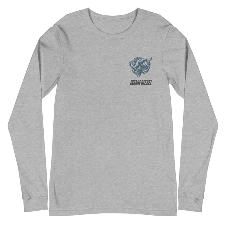 Insane Diesel Long Sleeve Shirt - Small Skull & Logo
