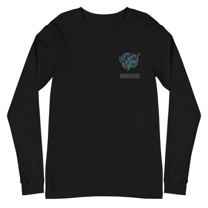Insane Diesel Long Sleeve Shirt - Small Skull & Logo