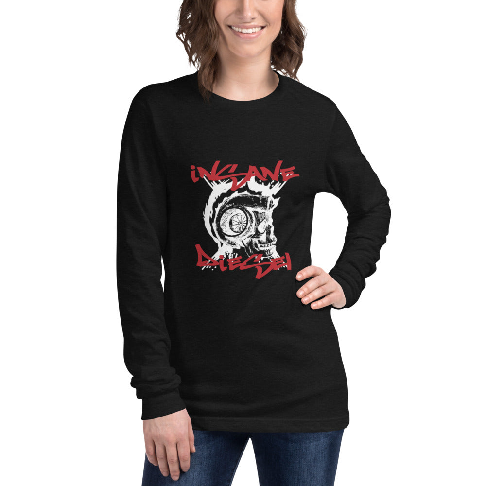 Insane Diesel Long Sleeve Shirt - Graffiti Skull