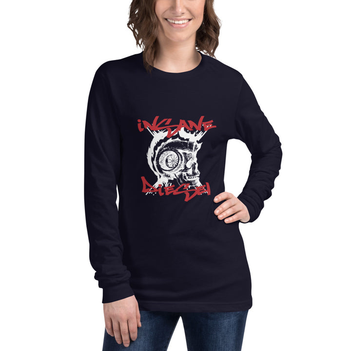 Insane Diesel Long Sleeve Shirt - Graffiti Skull