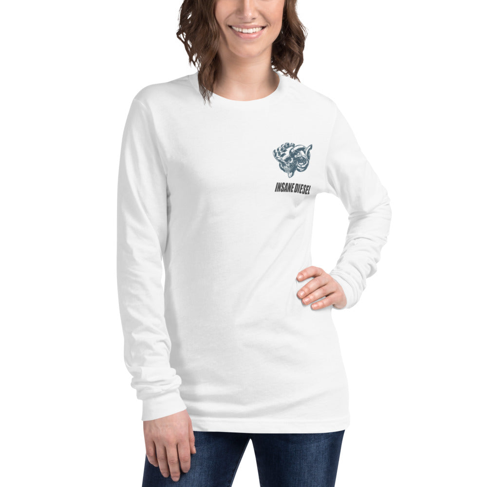 Insane Diesel Long Sleeve Shirt - Small Skull & Logo