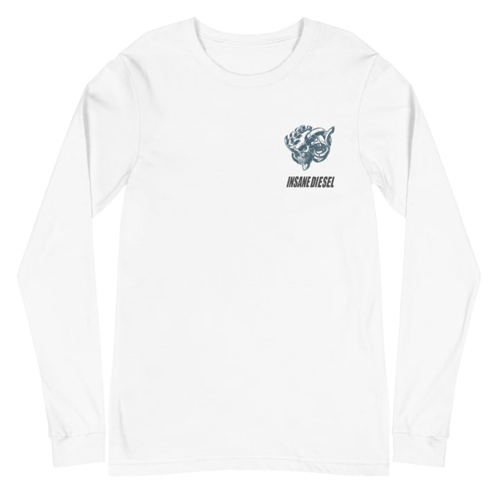 Insane Diesel Long Sleeve Shirt - Small Skull & Logo