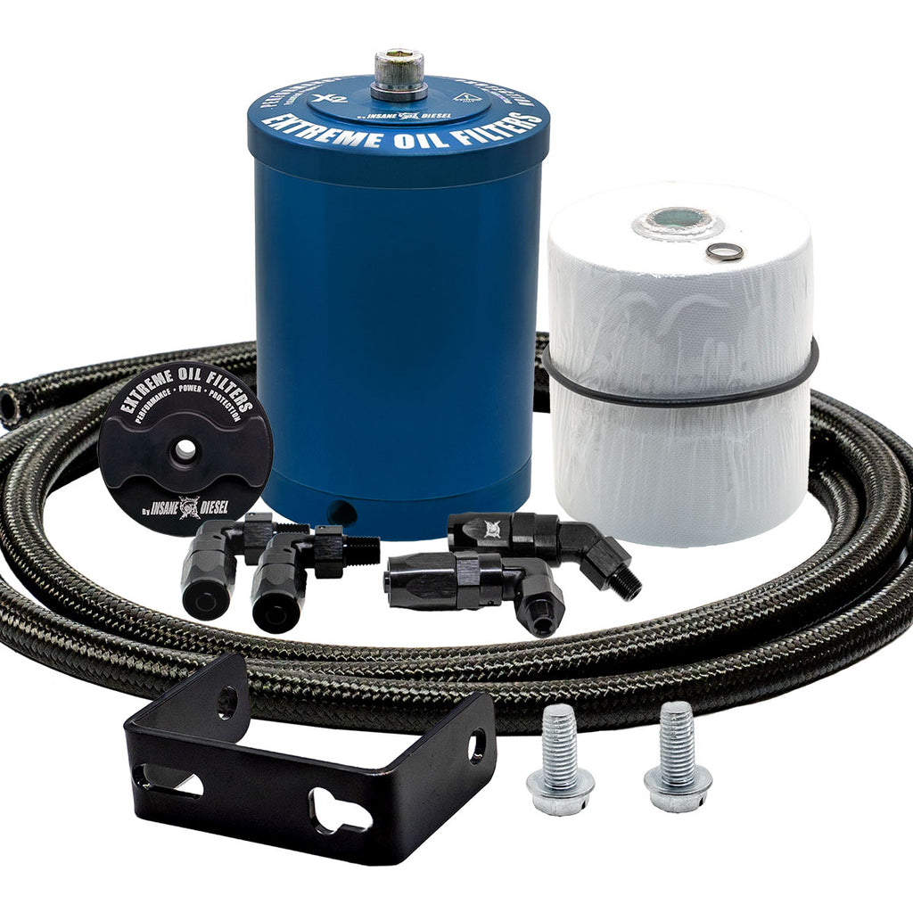 フォイルマスト、ヒュースラージ、ベース Dodge 6.7L Cummins Bypass Oil Filter Frame Mount Kit (2007 to 2024