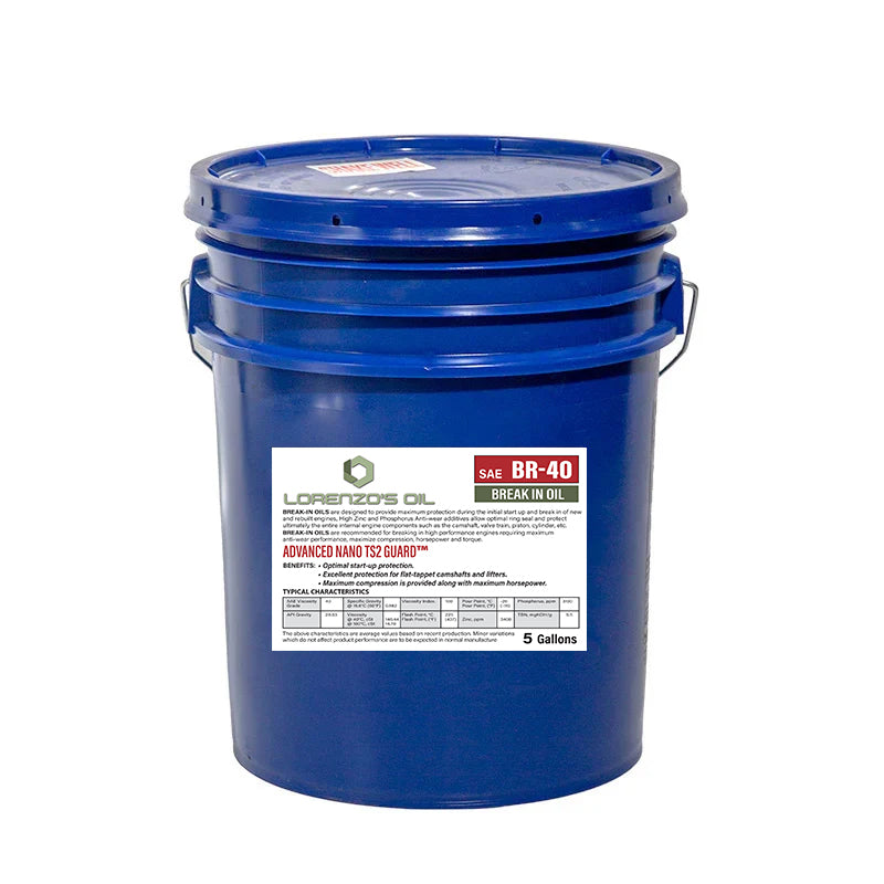 Lorenzo's Oil™ BR-40 SAE 40 Break-In Engine Oil With TS2 Guard™