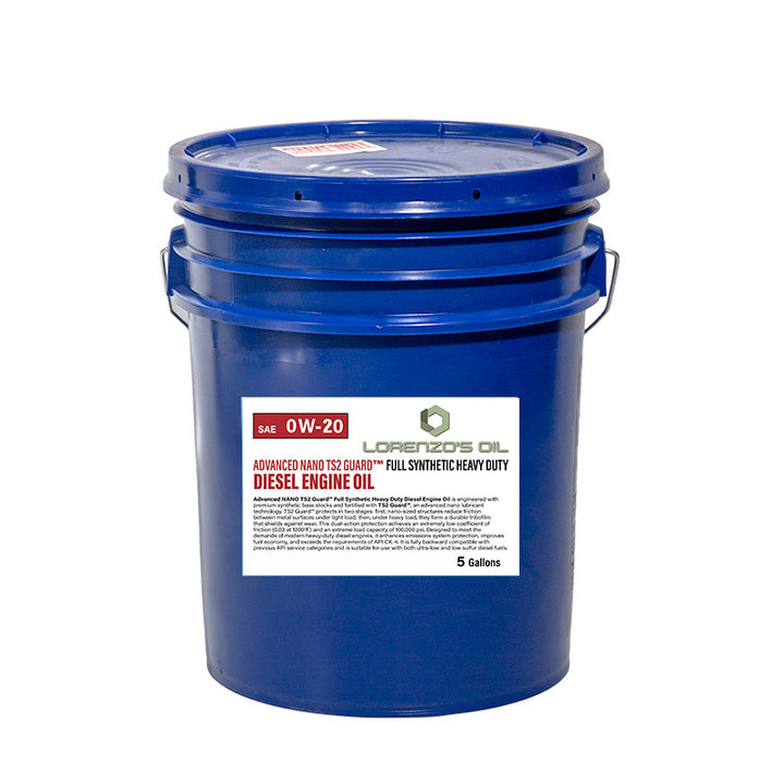 Lorenzo's Oil SAE 0W-20 (DIESEL) Advanced Nano TS2 Guard