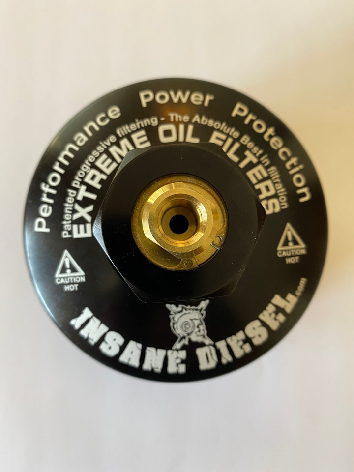 Ford 6.0/6.4 Oil Filter Cap w/pressure port