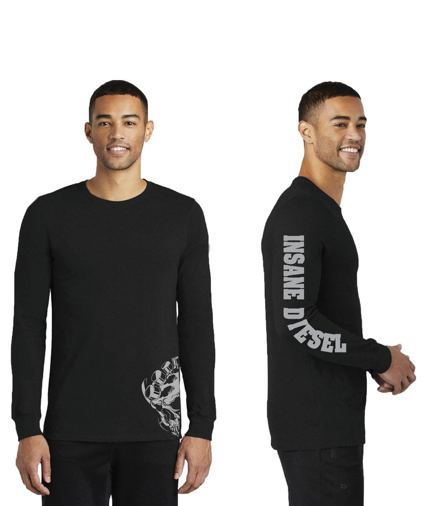 Insane Diesel Long Sleeve Shirt - Side Skull and Arm Logo